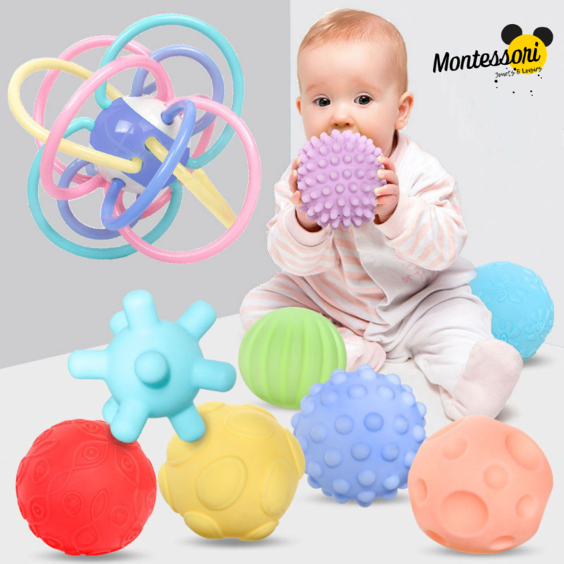 Balles Sensorielles bébé - Montessori