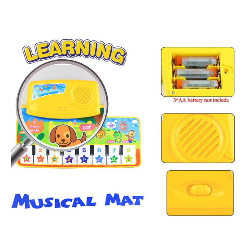 Jeu Montessori - Tapis musical bébé