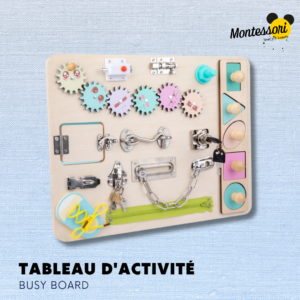 Montessori - tableau-activite-busy-board