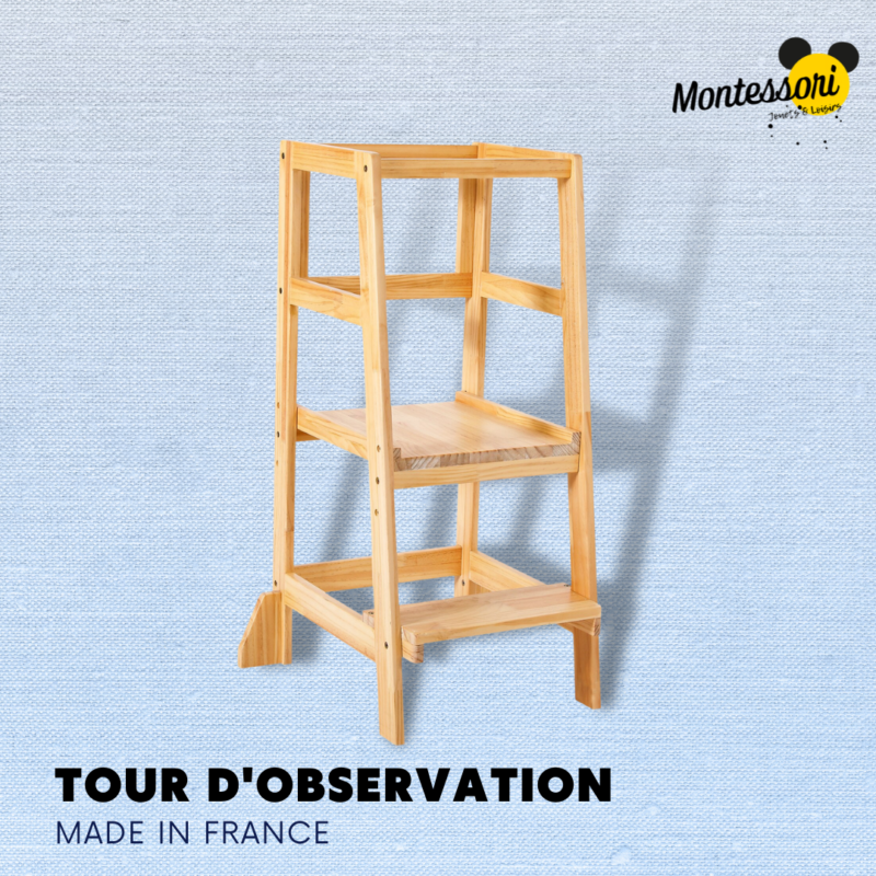 Jeu Montessori - tour d'observation made in france