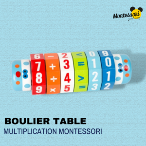 Boulier Table de Multiplication Montessori
