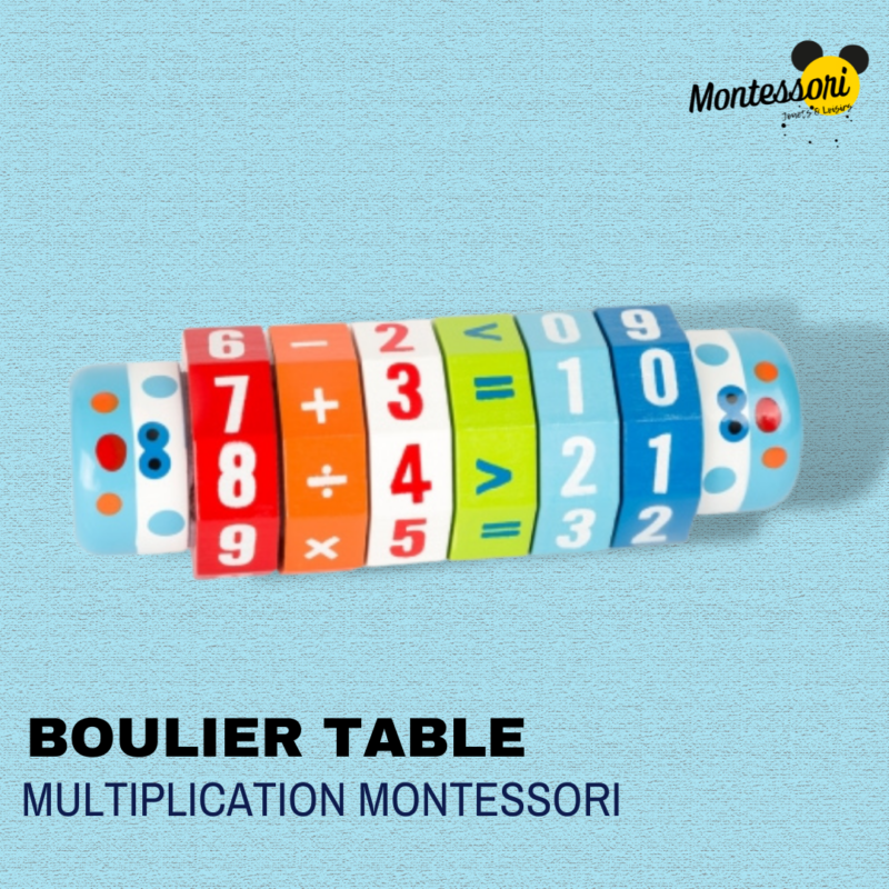 Boulier Table de Multiplication Montessori