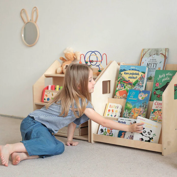 Ensemble Étagère à jouets Montessori