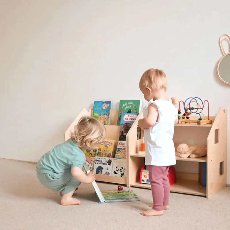 Ensemble Étagère à jouets Montessori