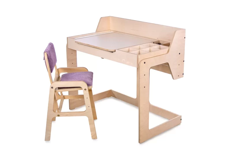 Chaise Montessori Luula avec Table Réglables Pour Enfants