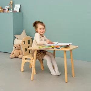 Chaise Montessori Dixie avec Bureau de Jeu pour Tout-Petits