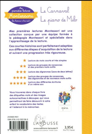 Livre Montessori - Le Carnaval : Une Aventure Colorée pour les Jeunes Lecteurs